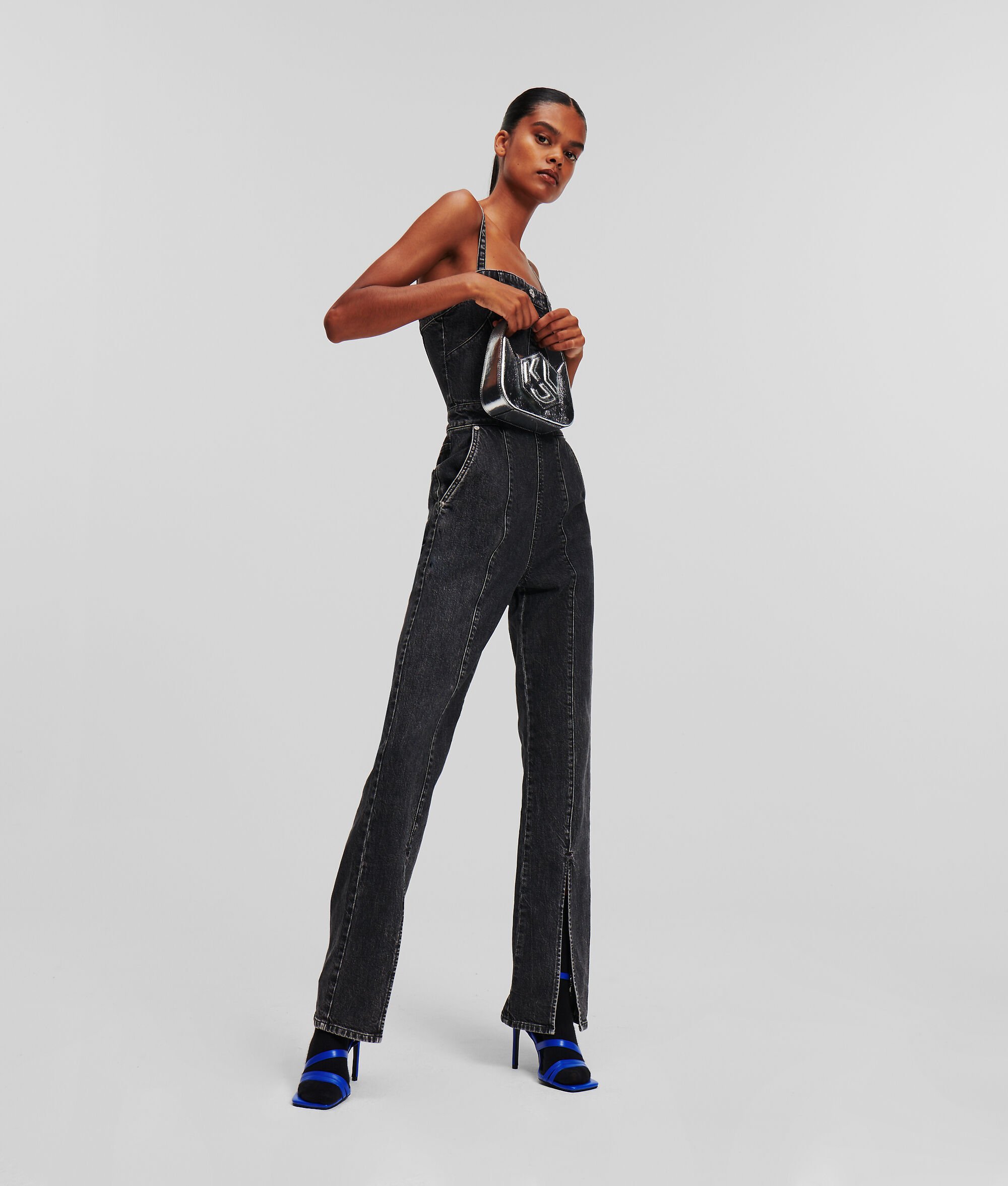 (image for) Fashionable KLJ DENIM JUMPSUIT